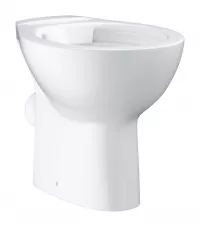 Vas WC Grohe Bau Ceramic, pe podea, Rimless, fara capac/rezervor, alb, 39430000