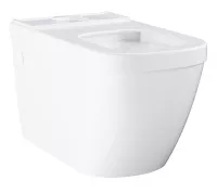 Vas WC Grohe Euro Ceramic 3933800H, montare pe podea, rimless, Triple Vorterx, evacuare orizontala / verticala, ceramica sanitara, alb
