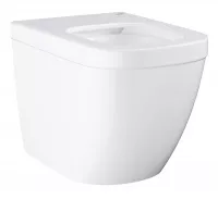 Vas WC Grohe Euro Ceramic 3933900H, montare pe podea, evacuare orizontala, Rimless, alb