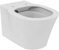 Vas WC Ideal Standard Connect Air E015501,  suspendat, evacuare orizontala, pentru rezervor incastrat, Rimless, alb