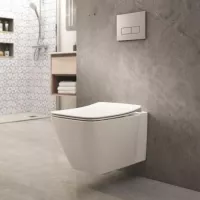 Vas WC Ideal Standard Strada II, suspendat, Rimless, AquaBlade, capac slim SoftClose, alb, T359601