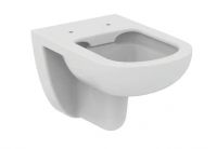 Vas WC Ideal Standard Tempo T040501,  suspendat, evacuare orizontala, pentru rezervor incastrat, Rimless, alb