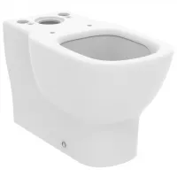 Vas WC Ideal Standard Tesi BTW T0082V1, montare pe podea, evacuare orizontala, pentru rezervor aparent, Aquablade, mat, alb