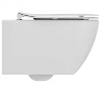 Vas WC Ideal Standard Tesi, suspendat, Rimless, capac SoftClose, alb, T536001