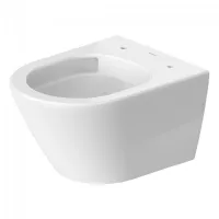 WC Duravit D-Neo, suspendat, compact, Rimless, WonderGliss, fara capac, alb, 25880900001
