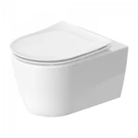 WC Duravit Soleil by Starck, suspendat, Rimless, HygieneGlaze, capac SoftClose, alb, 45910920A1