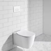 WC Ideal Standard Connect, suspendat, Aquablade, Rimless, capac SoftClose alb, E049301