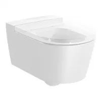 WC Roca Inspira, suspendat, Rimless, fara capac, alb, A346527000
