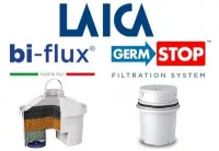 Utilizeaza doua cartuse filtrante: Laica Bi-Flux si Laica GermStop