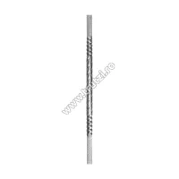22803 MONTANT DIN TEAVA SECT. 30X30X1.0MM, H 1000MM
