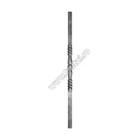 22813 MONTANT DIN TEAVA SECT. 30X30X1.0MM, H 1000MM