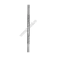 22804 MONTANT DIN TEAVA SECT. 40X40X1.0MM, H 1000MM