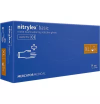 MANUSI NITRYLEX PF BASIC BLUE XL (100/CUT) * RD30105005