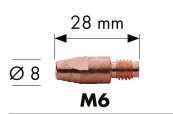 Duza lunga Ø0,8mm, M8/L30mm ptr MIG