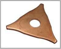 Electrod cupru triunghiular