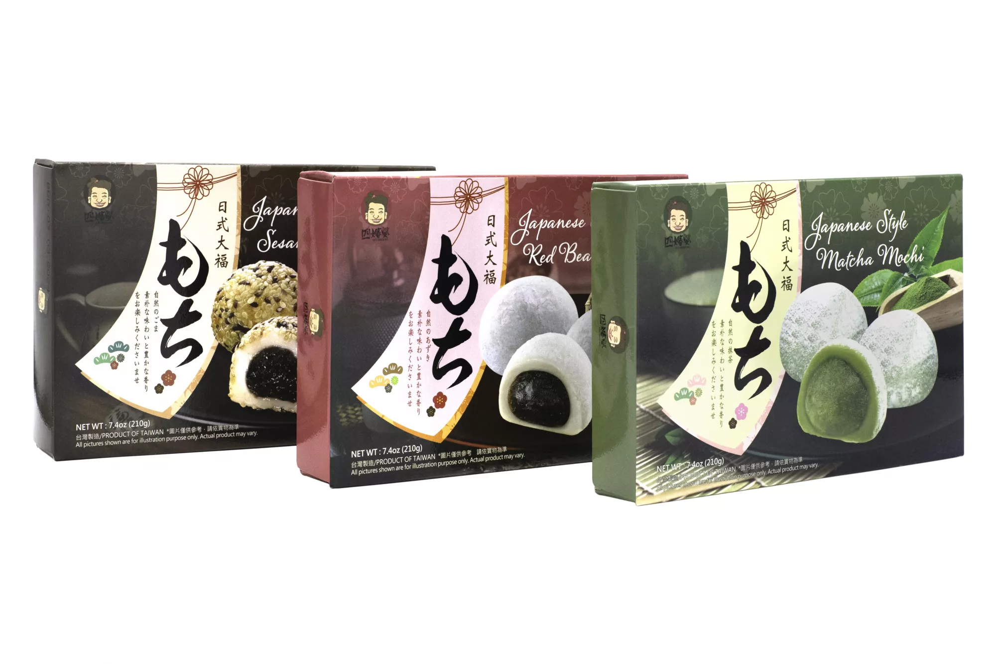 Mochi Mochi cu pudra de ceai verde Matcha 210 gr Szu Shen Po