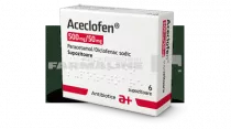 Aceclofen 500 mg/50 mg 6 supozitoare