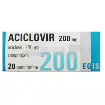 ACICLOVIR 200 mg x 20 COMPR. 200mg EGIS PHARMACEUTICALS