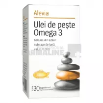 Alevia Ulei de peÈ™te Omega 3 30 capsule