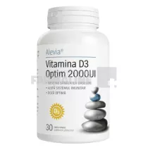 Alevia Vitamina D3 Optim 2000 U.I 30 comprimate