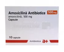 AMOXICILINA ANTIBIOTICE 500 mg x 10 CAPS. 500mg ANTIBIOTICE SA