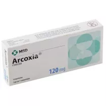 ARCOXIA 120 mg x 7 COMPR. FILM. 120mg MERCK SHARP & DOHME