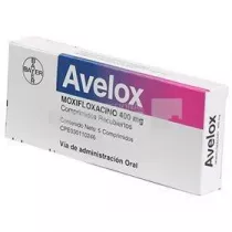 AVELOX 400 mg x 5 COMPR. FILM. 400mg BAYER PHARMA AG