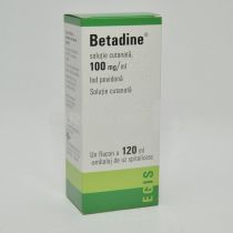 Betadine solutie cutanata 100mg/ml 120 ml