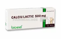 Calciu lactic 500 mg 20 comprimate