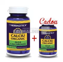 Calciu Organic 60 capsule + Calciu Organic 10 capsule