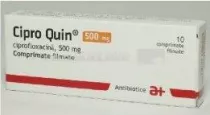 Cipro Quin R 500 mg 10 comprimate filmate