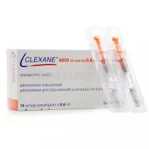 CLEXANE 6000 UI (60 mg)/0,6 ml X 10
