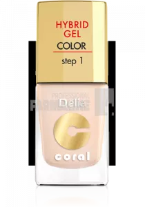 Delia Coral Hybrid Gel Color step 1 Lac unghii 20