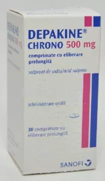 DEPAKINE R CHRONO 500 mg x 30 COMPR. ELIB. PREL. 500mg SANOFI-AVENTIS FRANC