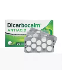 Dicarbocalm Antiacid 30 comprimate masticabile