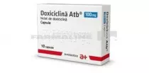 DOXICICLINA ATB 100 mg x 10 CAPS. 100 mg ANTIBIOTICE S.A.