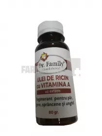 Dr Family Ulei de ricin cu vitamina A 80 g
