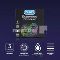 Durex Extended Pleasure Prezervative 3 bucati