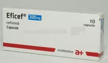 EFICEF R 200 mg x 10 CAPS. 200mg ANTIBIOTICE SA