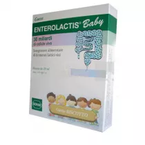 Enterolactis Baby picaturi cu gust de biscuit 10 ml