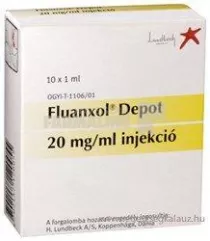 FLUANXOL DEPOT x 10 SOL. INJ. 20mg/ml H. LUNDBECK A/S