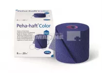 Hartmann Peha-Haft color blue bandaj fixare autoadeziv 8 cm X 20 m