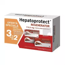 Hepatoprotect Regenerator 32 capsule Oferta 2+1