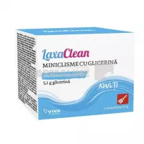 LaxaClean Miniclisme cu glicerina pentru adulti 6 bucati