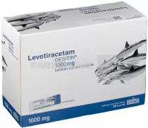 LEVETIRACETAM DESITIN 1000 mg x 30 GRANULE ACOPERITE, IN PLIC UNIDOZA 1000mg DESITIN