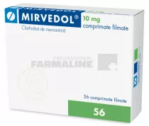 MIRVEDOL 10 mg x 56 COMPR. FILM. 10mg GEDEON RICHTER ROMAN