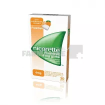 Nicorette Freshfruit 4 mg 30 gume medicamentoase masticabile