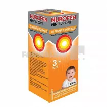 Nurofen Suspensie pentru copii cu aroma de portocale 200ml