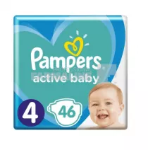Pampers Nr.4 (9 -14kg) Active Baby 46 bucati