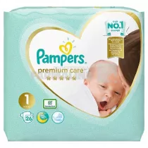 Pampers Premium New Born nr.1 2-5 kg 26 bucati